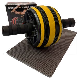 Ролик гимнастический широкий Sportex (желтый) (D34426) ABR-145Z/W-3 10019437