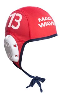 MAD WAVE Waterpolo caps Красный One size