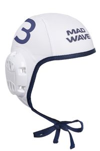 MAD WAVE Waterpolo caps Белый One size
