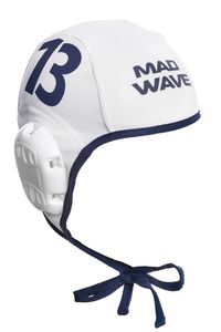 MAD WAVE Waterpolo caps Белый One size