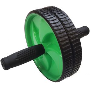 Ролик гимнастический 2-х рядный Sportex D34372 (зеленый) с ПВХ ручками (56-109) 10019897