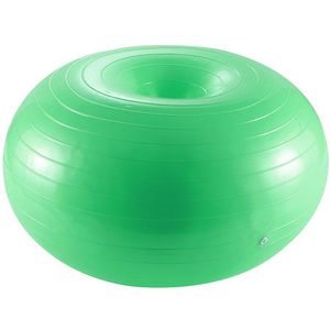 Мяч для фитнеса фитбол-пончик 60 см Sportex FBD-60-2 (зеленый) 10020339