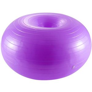 Мяч для фитнеса фитбол-пончик 60 см Sportex FBD-60-3 (фиолетовый) 10020340