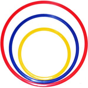 Обруч плоский 30 см (красный) E33534 10020372