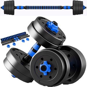 Гантельный набор разборный 2х10кг DBZ-20 (пластик/цемент) 20кг с проставкой  (B36829) 10020854