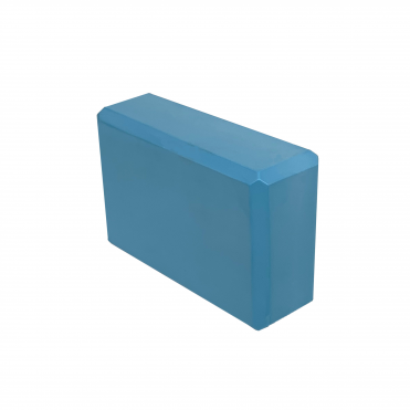 Йога блок полумягкий (голубой) 223х150х76 мм., из вспененного ЭВА E39131-39 10021022