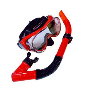 Набор для плавания взрослый маска+трубка (ПВХ) E39247-2 (красный) 10021097
