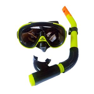 Набор для плавания юниорский маска+трубка (ПВХ) E39245-3 (желтый) 10021109