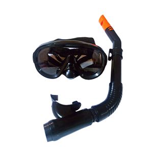 Набор для плавания юниорский маска+трубка (ПВХ) E39245-4 (черный ) 10021110