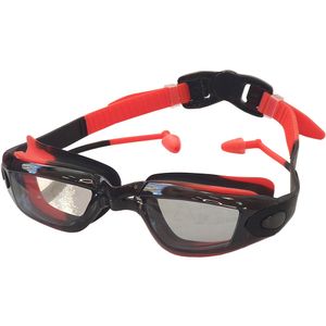 E38885-4 Очки для плавания взрослые мультиколор (черно/красные) 10021125