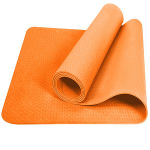 Коврик для йоги ТПЕ 183х61х0,6 см (оранжевый) E39317 10021198