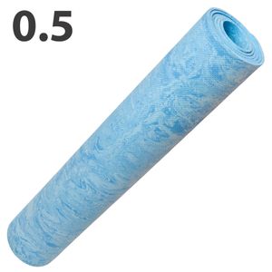 Коврик для йоги ЭВА 173х61х0,5 см (синий Мрамор) E40031 10021456