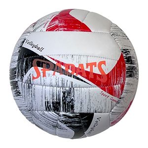Мяч волейбольный (бело/красно/черный) машинная сшивка E39980 10021472