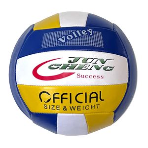 Мяч волейбольный (бело/сине/желтый) машинная сшивка E40003 10021490
