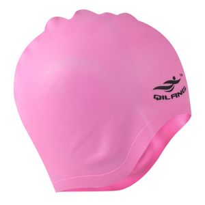 Шапочка для плавания силиконовая анатомическая (розовая) E41548 10021922