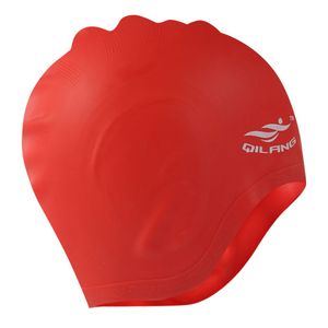 Шапочка для плавания силиконовая анатомическая (красная) E41549 10021923