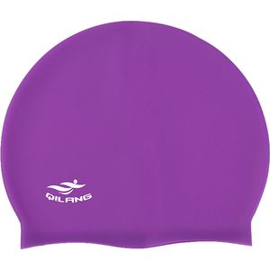 Шапочка для плавания силиконовая взрослая (фиолетовая) E41565 10021939