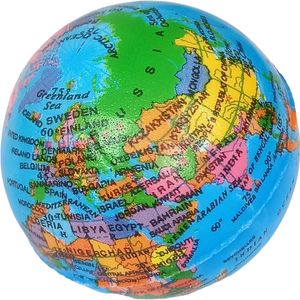 E41785 Эспандер кистевой мяч ПУ, 6,3 см (глобус) 10021992