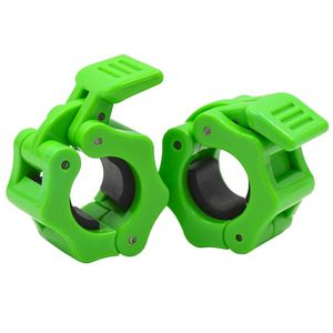 E42119 Замки для грифа пластик система LOCK-JAW PRO (d 25) (зеленый) 10022147