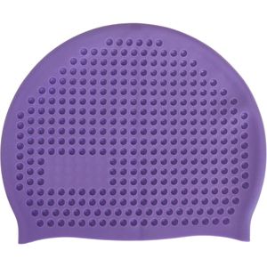 E42820 Шапочка силиконовая массажная Big Взрослая (фиолетовая) GETSPORT 10022293