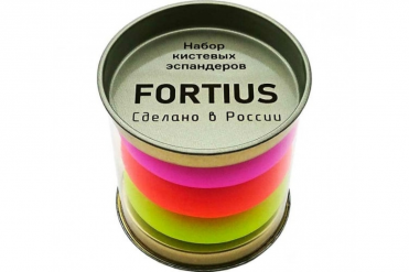 Эспандеры кистевые Fortius набор из 3-х шт. Neon, (10/20/30) кг. (туба) 10022295