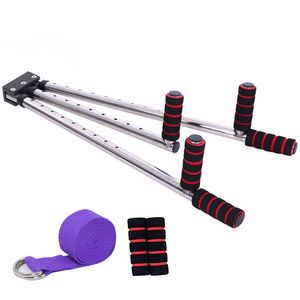E43740 Складной тренажёр для растяжки 9 уровней регулировки, ремень, грипсы 10022397