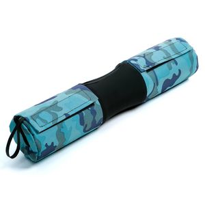 E45492 Накладка на штангу анатомическая с чехлами 10х43 см (голубой камуфляж) 10022692