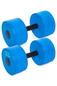 MAD WAVE Dumbbells basic round, pair Синий 15*15*32 cm M0829 03 1 03W