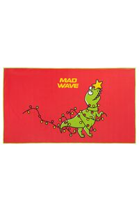 MAD WAVE Microfiber towel Tree Rex Красный 80*140 cm M0764 11 0 00W