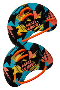 MAD WAVE Paddles finger fun Голубой One size M0743 03 0 07W