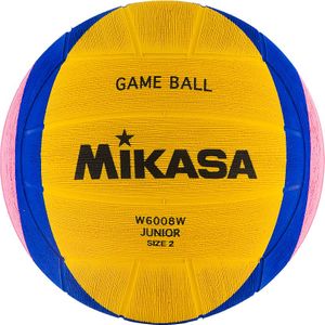Мяч для водного поло MIKASA W6008W Junior желтый-синий-розовый