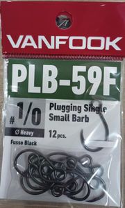 Крючки VANFOOK PLB-59F fusso black #1-0