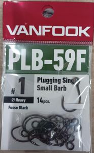 Крючки VANFOOK PLB-59F fusso black #1