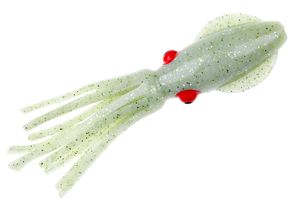 Приманки HIGASHI Squid 11 (set-10pcs) #10 (Green Glow - Silver flakes)