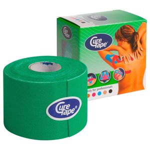 Тейп кинезиологический CureTape Green, 5 см x 5 м, арт. 161216, зеленый CURETAPE 161216