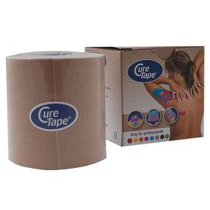 Тейп кинезиологический CureTape Neutral, 7.5 см x 5 м, арт. 160257, телесный CURETAPE 160257