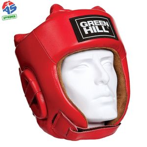 Шлем "GREEN HILL FIVE STAR" арт. HGF-4013-XL-RD, р.XL, одобр. FIAS, нат. кожа, красный XL GREEN HILL HGF-4013-XL-RD