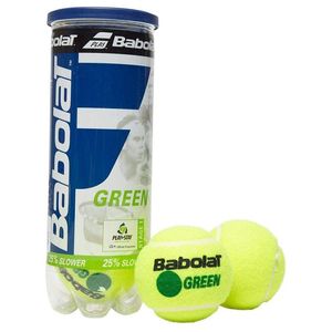 Мяч теннисный BABOLAT Green, арт.501066,уп.3 шт, войлок, шерсть, нат.резина, желто-зеленый BABOLAT 501066