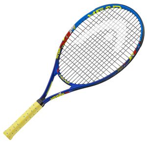 Ракетка большого тенниса детская HEAD Novak 25 Gr06 233308 для 8-10 лет алюминий со струнами син-крас-бел-салат
