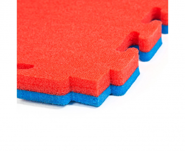 Будо-мат, 100 x 100 см, 25 мм, цвет сине-красный DFC 9878