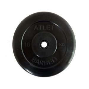 Диск обрезиненный черный MB ATLET d-26 10 кг