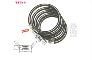 Замок тросовый 6х1800мм с кодом 4 зн. ТАЙВАНЬСКИЕ ПРОИЗВОДИТЕЛИ NTB17098