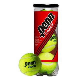 Мяч теннисный Penn Coach 3B,арт.524306, уп.3 шт, сукно, нат.резина, желтый HEAD 524306