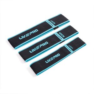 Тканевый амортизатор LIVEPRO Resistance Loop Band, среднее сопротивление черный-синий