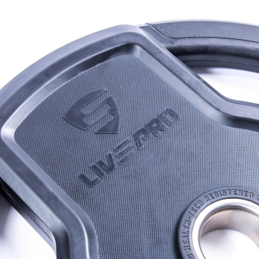 Обрезиненный диск LIVEPRO Premium Rubber 2,5 кг LP8330-2.5