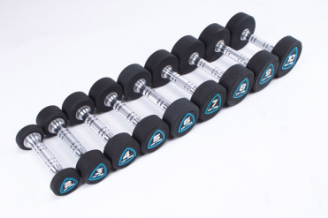 Гантели в уретане LIVEPRO по 1 кг (пара) Studio Dumbbells