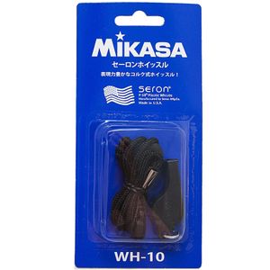 Свисток пластиковый с шариком "MIKASA WH-10BK", черный Дл. 5 см MIKASA WH-10BK