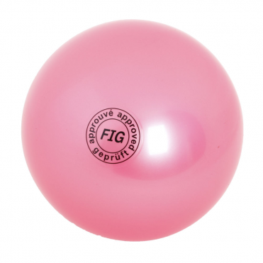 Мяч для художественной гимнастики (19 см, 420 гр) розовый AB2801 150526