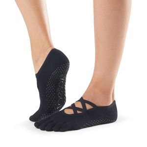 Нескольз. носки с пальцами ToeSox Elle, черный, S, пара TT\S05825BLK\BK-OS-CR