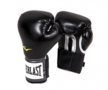 Перчатки тренировочные Everlast PU Pro Style Anti-MB Youth черные 2308YU